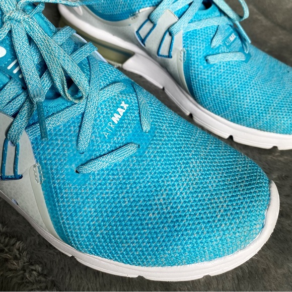 🩵 Nike Air Max Sequent 3 908993-404 Blue Running Shoes Sneakers Women’s - Picture 8 of 12